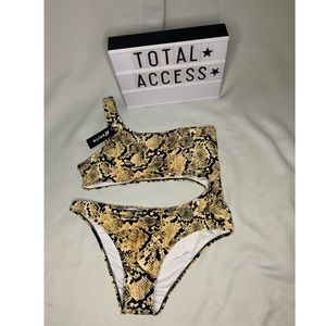 Snake skin one piece